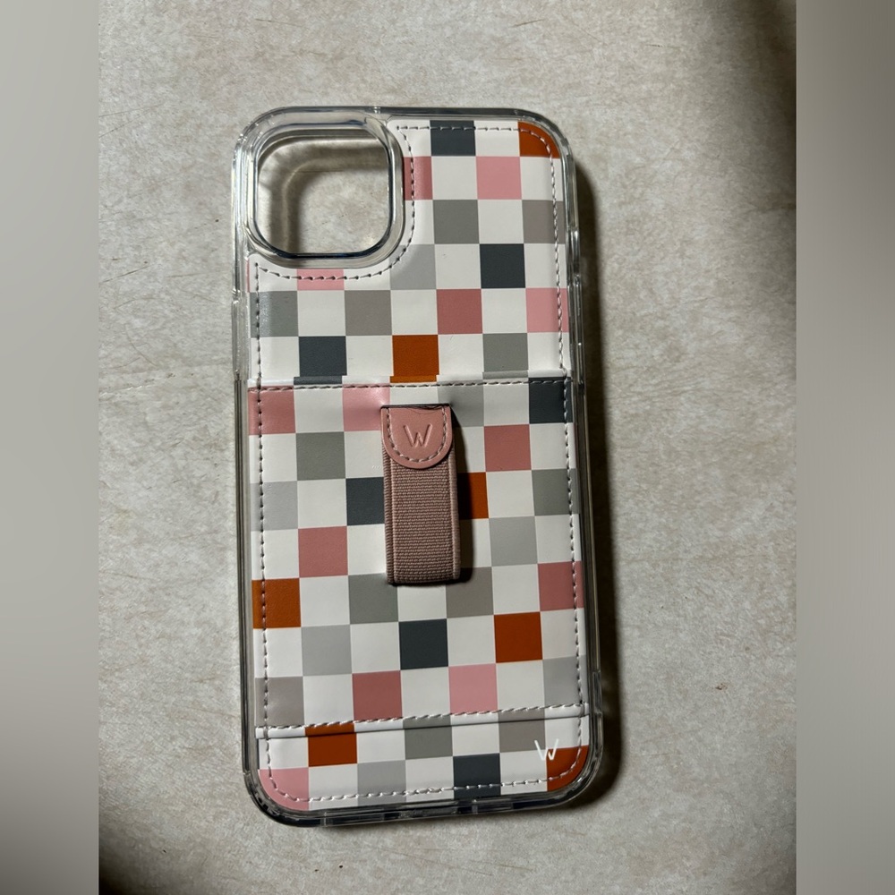 Walli Coastal Check Sport Case for iPhone 15 PLUS